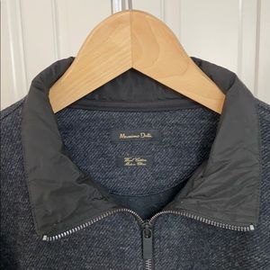 Massimo Dutti Wool + Cotton Bomber Jacket